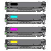 Alternativ Toner MultiPack Bk,C,M,Y White box 4400pg + 3x2700pg VE=4 (ersetzt HP 312A/CF380A 312A/CF381A 312A/CF382A 312A/CF383A) für HP CLJ Pro M 476