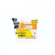 Alternativ Tintenpatrone gelb 19ml (ersetzt Brother LC1100Y LC980Y LC985Y) für Brother DCP 145 C/185 C/J 125/MFC 6490 C