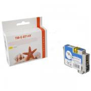 Alternativ Tintenpatrone gelb 11,4ml (ersetzt Epson T0714) für Epson Stylus BX 310/600/D 120/D 78/S 20