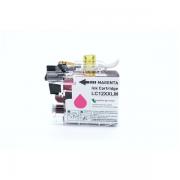 Alternativ Tintenpatrone magenta, 1.200 Seiten (ersetzt Brother LC12EM) für Brother MFC-J 6925