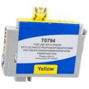 Alternativ Tintenpatrone gelb 11ml (ersetzt Epson T0794) für Epson Stylus Photo P 50/PX 730/1400