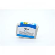 Alternativ Tintenpatrone cyan 13ml (ersetzt Epson T0712) für Epson Stylus BX 310/600/D 120/D 78/S 20