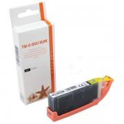 Alternativ Tintenpatrone schwarz 12,4ml (ersetzt Canon CLI-551BK) für Canon Pixma IP 8700/IX 6850/MG 5450/MG 6350/MX 725