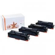 Alternativ Toner MultiPack Bk,C,M,Y 6500pg + 3x5000pg VE=4 (ersetzt HP 410X/CF410X 410X/CF411X 410X/CF412X 410X/CF413X) für HP Pro M 452