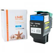 Alternativ Toner cyan, 2.000 Seiten (ersetzt Lexmark C540H1CG) für Lexmark C 540/544/546