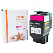 Alternativ Toner magenta, 2.000 Seiten (ersetzt Lexmark C540H1MG) für Lexmark C 540/544/546