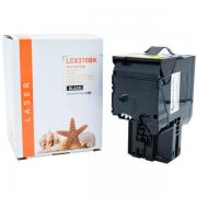 Alternativ Toner-Kit schwarz, 2.500 Seiten (ersetzt Lexmark 802SK) für Lexmark CX 310/410/510