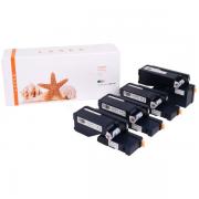 Alternativ Toner MultiPack Bk,C,M,Y 2000pg + 3x1400pg VE=4 (ersetzt Dell H3M8P MWR7R VR3NV WN8M9) für Dell E 525