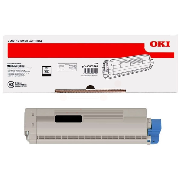 OKI 45862840 Toner schwarz