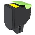 Alternativ Toner-Kit gelb white box, 2.000 Seiten (ersetzt Lexmark 802SY) für Lexmark CX 310/410/510  kompatibel mit  CX 510 dhe