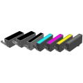 Alternativ Tintenpatrone MultiPack 2x PGI BK+ 1x CLI C,M,Y 2x19,4ml + 4x9ml VE=6 (ersetzt Canon CLI-526BK CLI-526C CLI-526M CLI-526Y PGI-525PGBK) für Canon Pixma IP 4850/MG 5350/MG 6150/MG 6250/MX 885  kompatibel mit  Pixma MG 5140