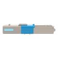 Alternativ Toner-Kit cyan White box, 3.000 Seiten (ersetzt OKI 46508711) für OKI C 332  kompatibel mit C 332 DNw