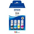Epson 104 (C 13 T 00P640) Tintenpatrone MultiPack  kompatibel mit EcoTank ET-2830