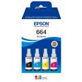 Epson 664 (C 13 T 66464A) Tintenpatrone MultiPack  kompatibel mit  EcoTank L 455