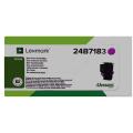Lexmark 24 B 7183 Toner magenta  kompatibel mit  