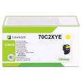 Lexmark 702XY (70C2XYE) Toner gelb  kompatibel mit  CS 510 dte