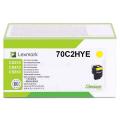 Lexmark 702HY (70C2HYE) Toner gelb  kompatibel mit  CS 510 de