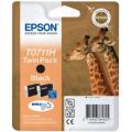 Epson T0711H (C 13 T 07114H10) Tintenpatrone schwarz  kompatibel mit  Stylus SX 600 FW