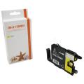 Alternativ Tintenpatrone gelb High-Capacity 16,6ml (ersetzt Brother LC1220Y LC1240Y LC1280XLY) für Brother DCP-J 525/MFC-J 6510  kompatibel mit 