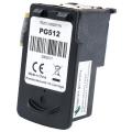 Alternativ Druckkopfpatrone schwarz pigmentiert 15ml (ersetzt Canon PG-512) für Canon Pixma MP 240  kompatibel mit  Pixma IP 2702