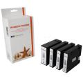 Alternativ Tintenpatrone MultiPack Bk,C,M,Y 74,6ml + 3x20,4ml VE=4 (ersetzt Canon PGI-2500XLBKCMY) für Canon IB 4050  kompatibel mit  Maxify MB 5350