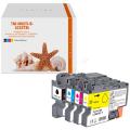 Alternativ Tintenpatrone MultiPack Bk,C,M,Y 124ml + 3x54ml VE=4 (ersetzt Brother LC427XLBK LC427XLC LC427XLM LC427XLY) für Brother MFC-J 5955  kompatibel mit  