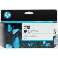 HP 738 (498N4A) Tintenpatrone schwarz  kompatibel mit  DesignJet T 850 Series