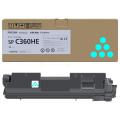 Ricoh SPC360HE (408185) Toner cyan  kompatibel mit  Aficio SP C 360 dnw