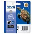 Epson T1577 (C 13 T 15774010) Tintenpatrone schwarz hell  kompatibel mit  Stylus Photo R 3000