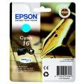 Epson 16 (C 13 T 16224012) Tintenpatrone cyan  kompatibel mit  WorkForce WF-2630 WF