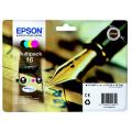 Epson 16 (C 13 T 16264012) Tintenpatrone MultiPack  kompatibel mit  WorkForce WF-2510 WF