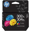 HP 302XL/304XL (B7RT8AE) Druckkopfpatrone color  kompatibel mit Envy 5020 All-ln-One