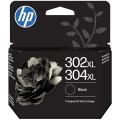 HP 302XL/304XL (B7RT9AE) Druckkopfpatrone schwarz  kompatibel mit Envy 5020 All-ln-One
