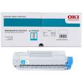 OKI 44318619 Toner cyan  kompatibel mit Pro 7411 WT