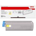 OKI 46443101 Toner gelb  kompatibel mit C 833 DN