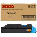 Utax CK-5513 C (1T02VMCUT0) Toner cyan  kompatibel mit 355 Ci