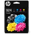 HP 924 (6C3Z1NE) Tintenpatrone MultiPack  kompatibel mit OfficeJet Pro 8122