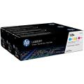 HP 128A (CF 371 AM) Toner MultiPack  kompatibel mit  Color LaserJet Pro CP 1525 nw