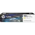 HP 981X (L0R11A) Tintenpatrone gelb  kompatibel mit  PageWide 556 dn SecureUV