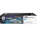 HP 981Y (L0R13A) Tintenpatrone cyan  kompatibel mit  PageWide Enterprise Color 556 xh
