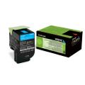 Lexmark 802HC (80C2HC0) Toner cyan  kompatibel mit  