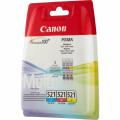 Canon CLI-521 (2934 B 016) Tintenpatrone MultiPack  kompatibel mit 