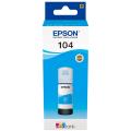Epson 104 (C 13 T 00P240) Tintenflasche cyan  kompatibel mit  EcoTank ET-2876
