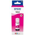 Epson 104 (C 13 T 00P340) Tintenflasche magenta  kompatibel mit  EcoTank ET-2814