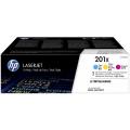 HP 201X (CF 253 XM) Toner MultiPack  kompatibel mit  Color LaserJet Pro M 252 dw