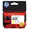 HP 655 (CZ 112 AE) Druckkopfpatrone gelb  kompatibel mit  DeskJet Ink Advantage 4615